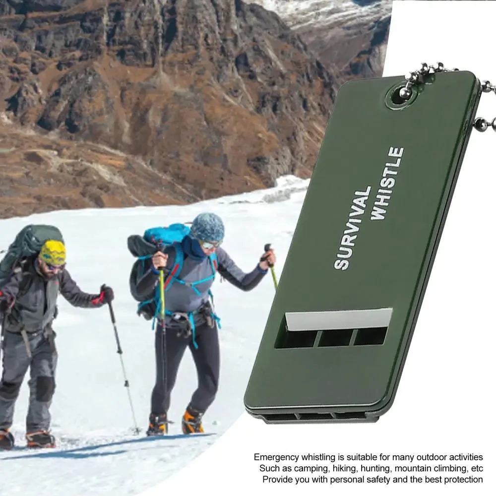 Hunting Outdoor Gear - 고음량 3주파수 호루라기 야외 비상 생존
