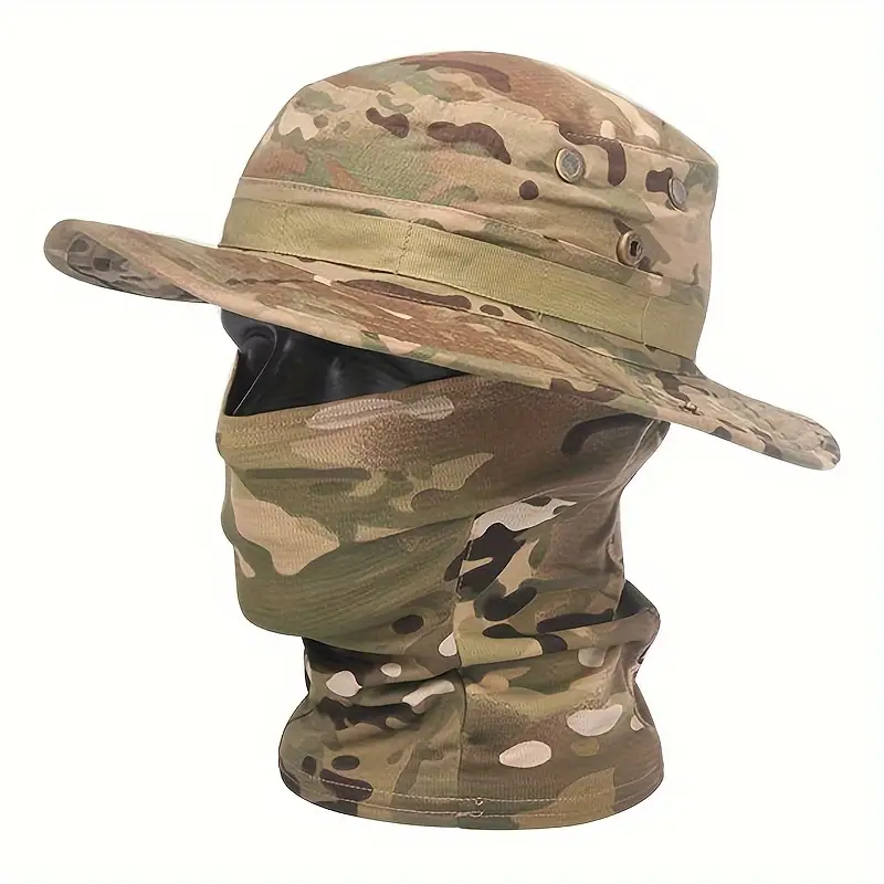 Hunting Outdoor Hats - CX 카모플라주 부니캡 발라클라바 모자 세트
