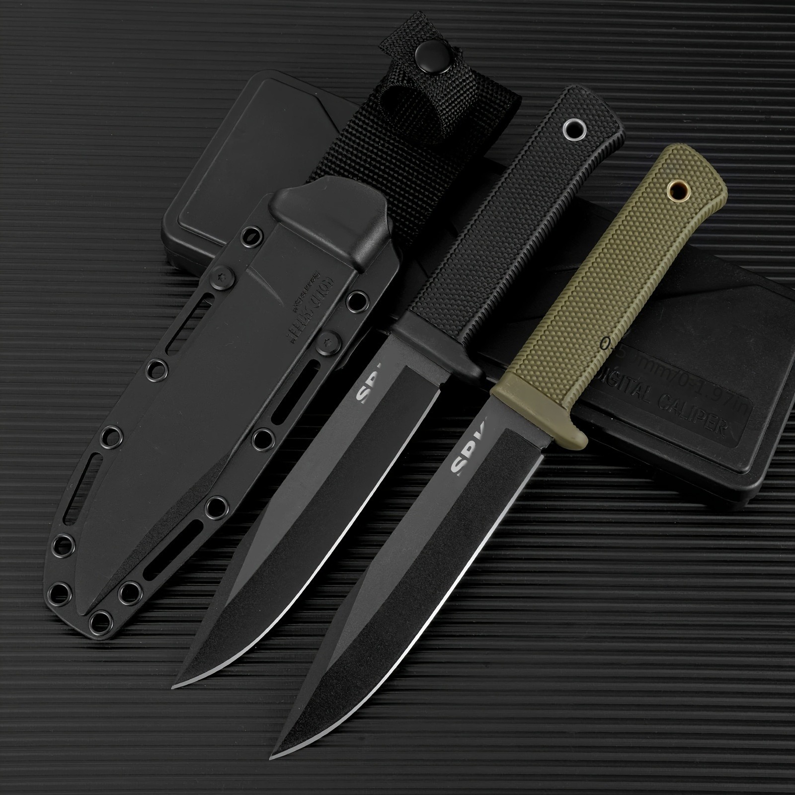 Hunting Outdoor Edge Knives - 새로운 고경도 고정날 아웃도어 캠핑 나이프,