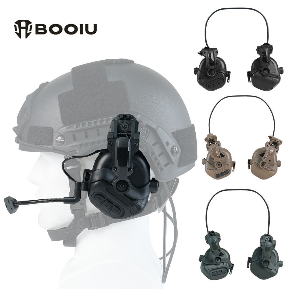 Shooting Ear Muff - BOOIU 전술 사격 헤드셋 패스트 헬멧