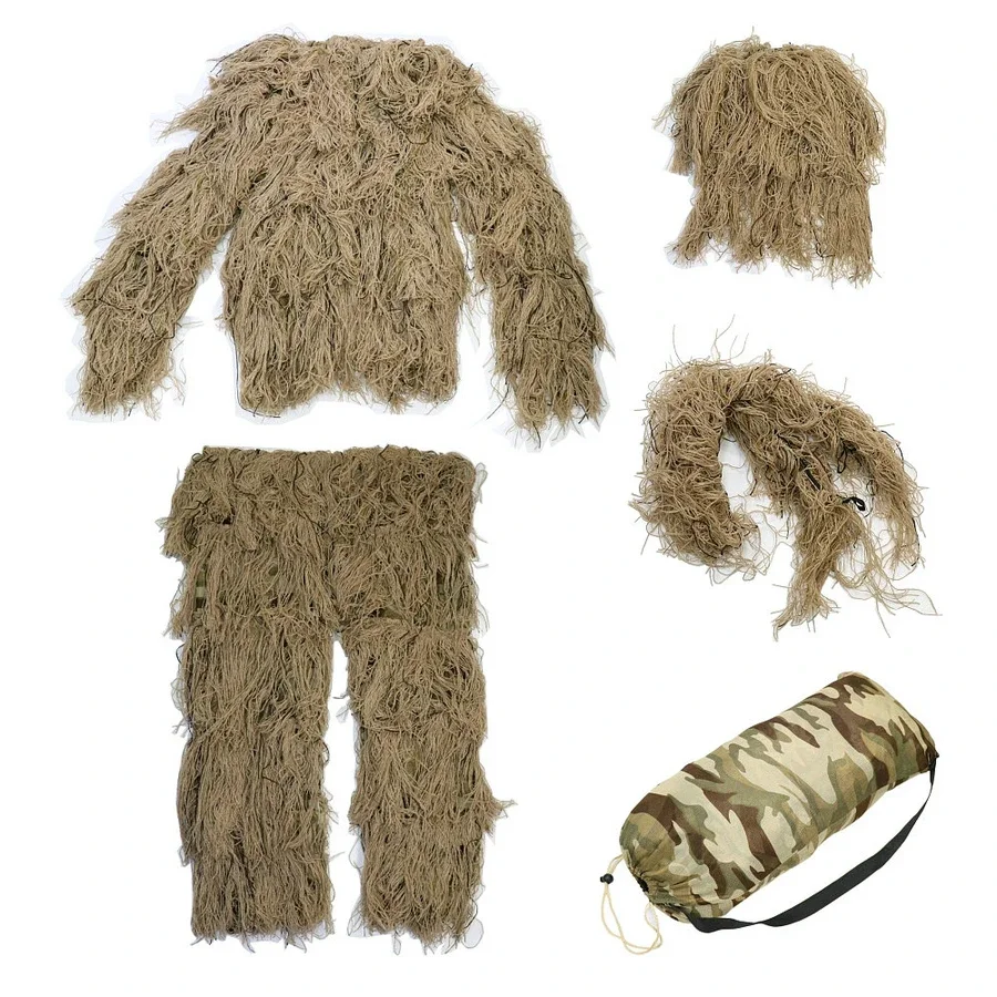 Ghillie Suit Woodland - 사냥 우드랜드 3D 카모 바이오닉 스나이퍼
