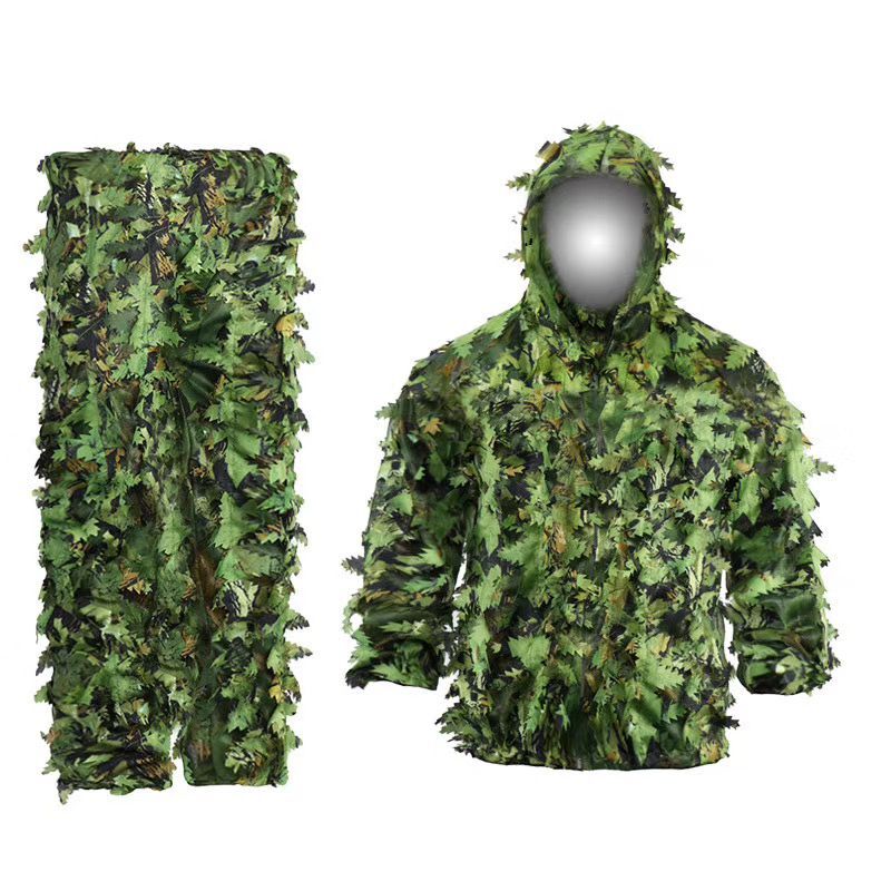 Ghillie Suit Woodland - 끈끈한 꽃 생체 공학 잎 위장