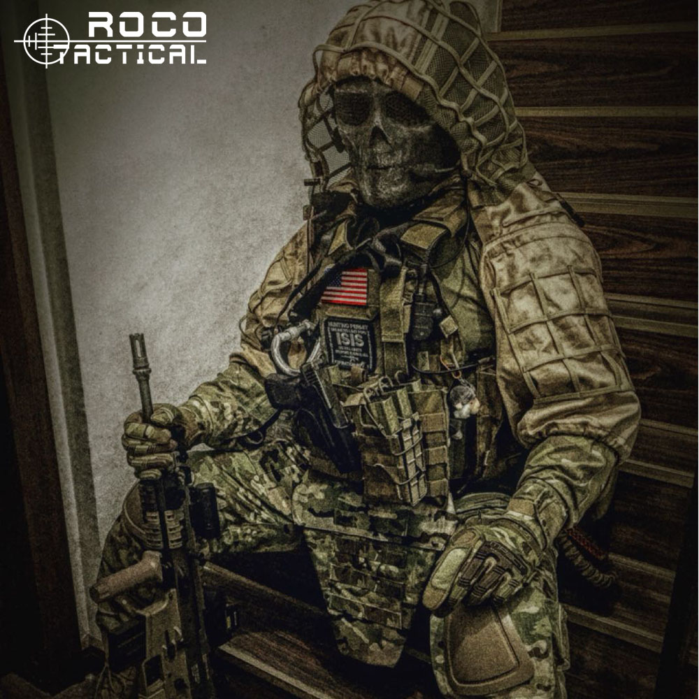 ROCOTACTICAL 군사 스나이퍼 길리 바이퍼 후드 - Ghillie Suit Woodland 리뷰 및 가격
