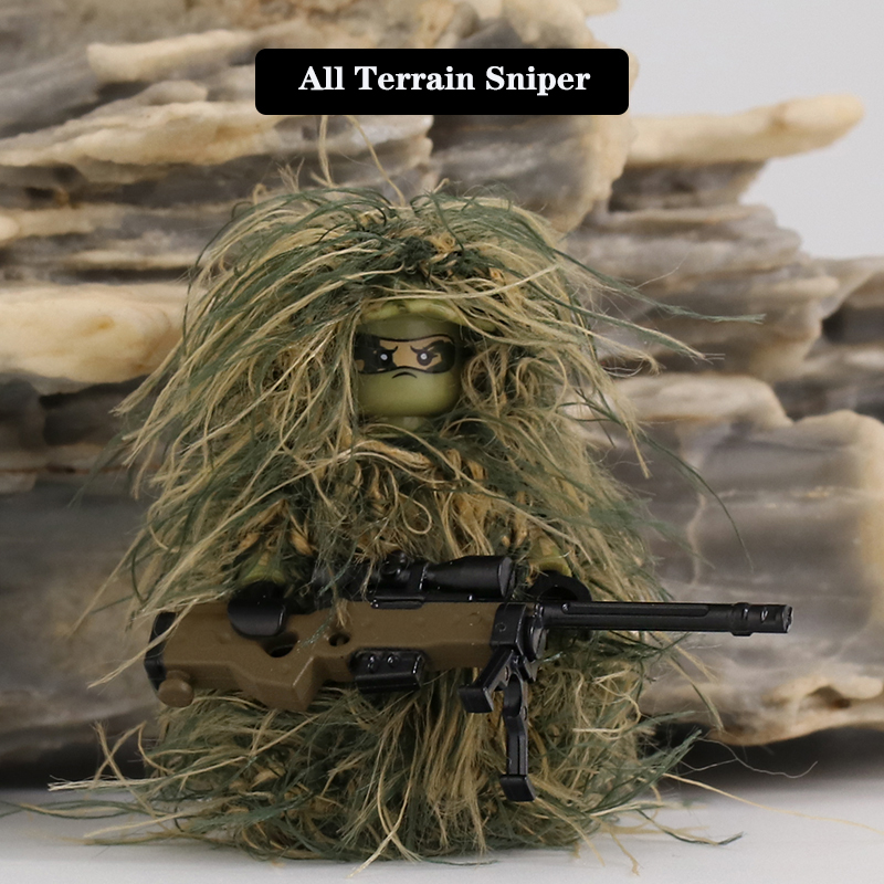 군사 시리즈 군인 피규어 빌딩 블록 SWAT 육군 특수 - Ghillie Suit Woodland 리뷰 및 가격
