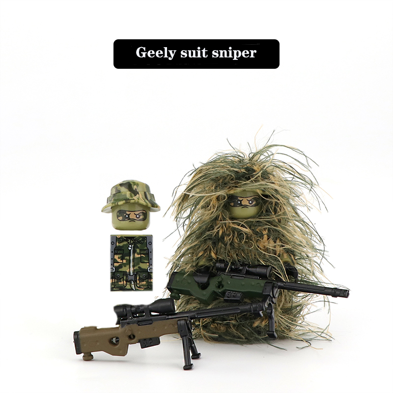 군사 시리즈 군인 피규어 빌딩 블록 SWAT 육군 특수 - Ghillie Suit Woodland 리뷰 및 가격
