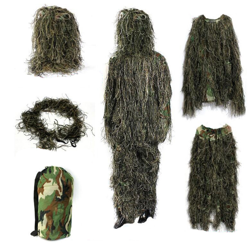 Ophidian 성인 어린이 위장 복 3D 잔디 Ghi - Ghillie Suit Woodland 리뷰 및 가격