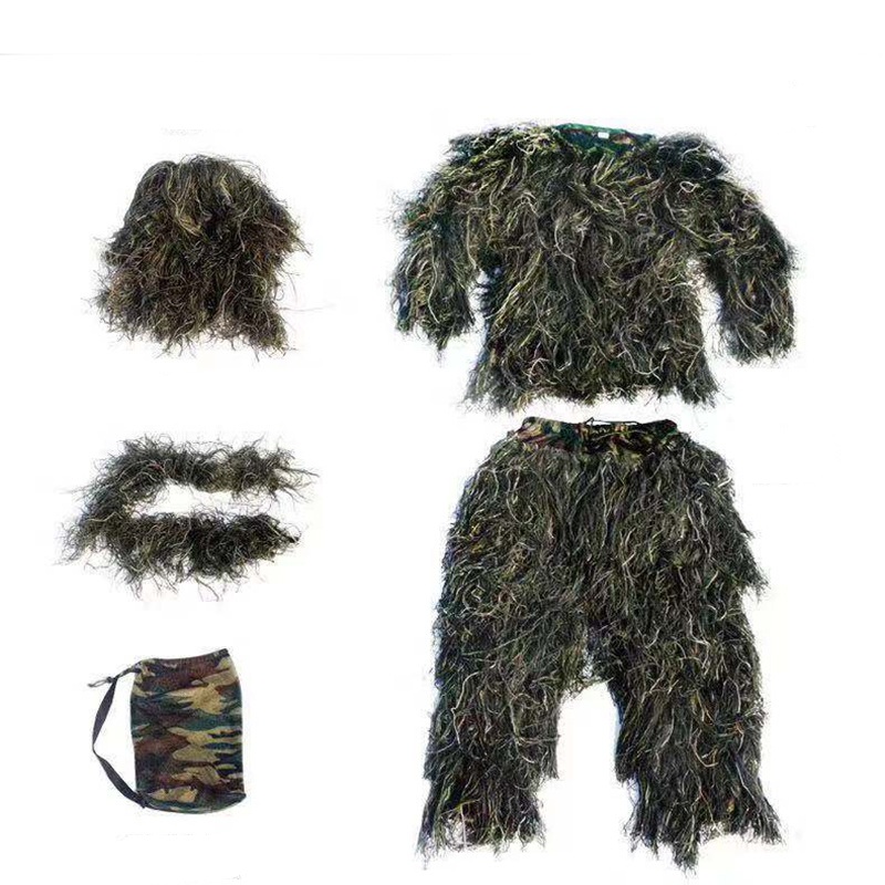 길리 세트 헌터 사냥 삼림지대, 3D 생체 공학적 잎  - Ghillie Suit Woodland 리뷰 및 가격