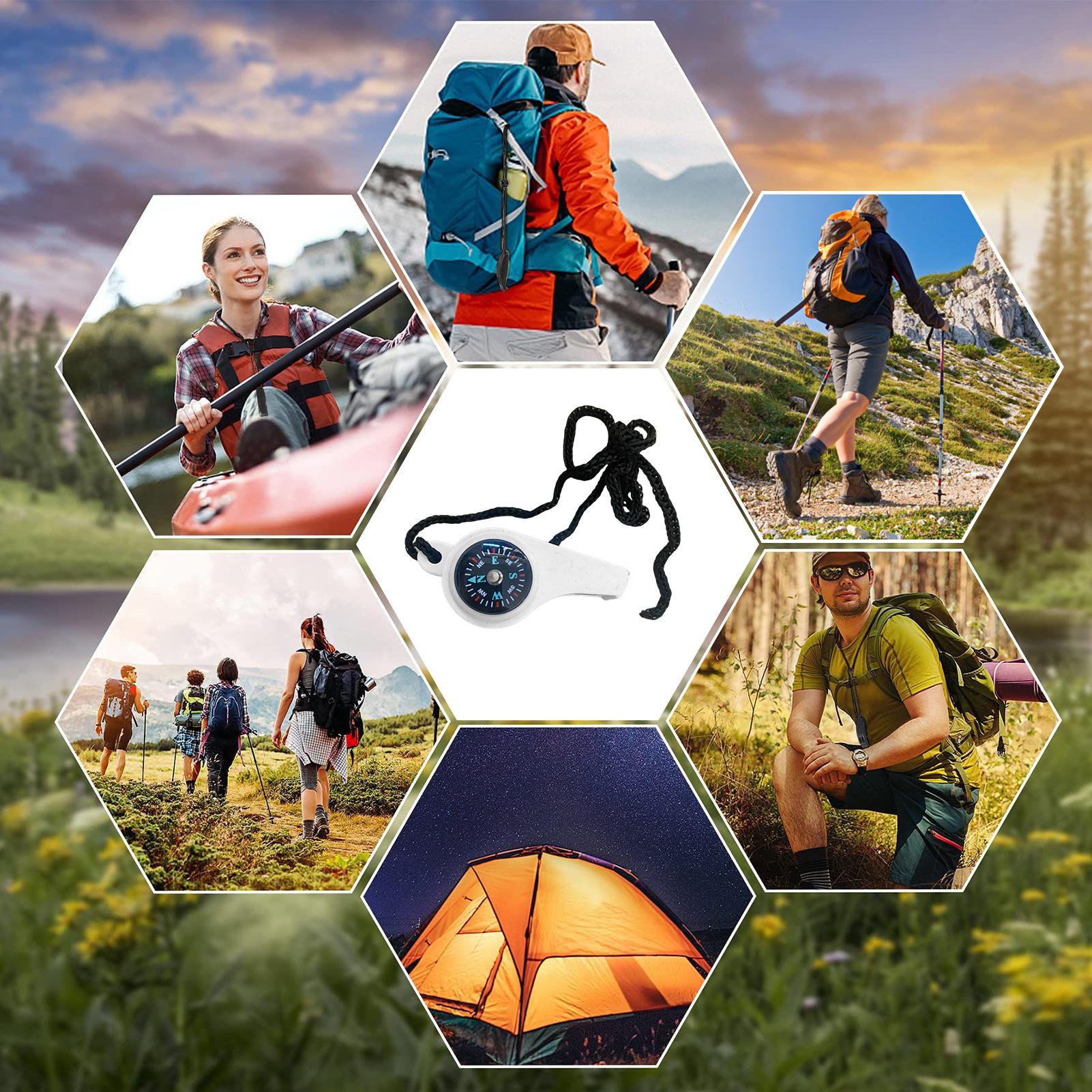 안전 호루라기 다기능 시끄러운 방수 나침반 장비 야외  - Hunting Outdoor Gear 리뷰 및 가격