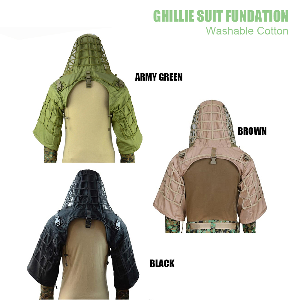 Ghillie Suit Foundation, Ghill - Ghillie Suit Woodland 리뷰 및 가격
