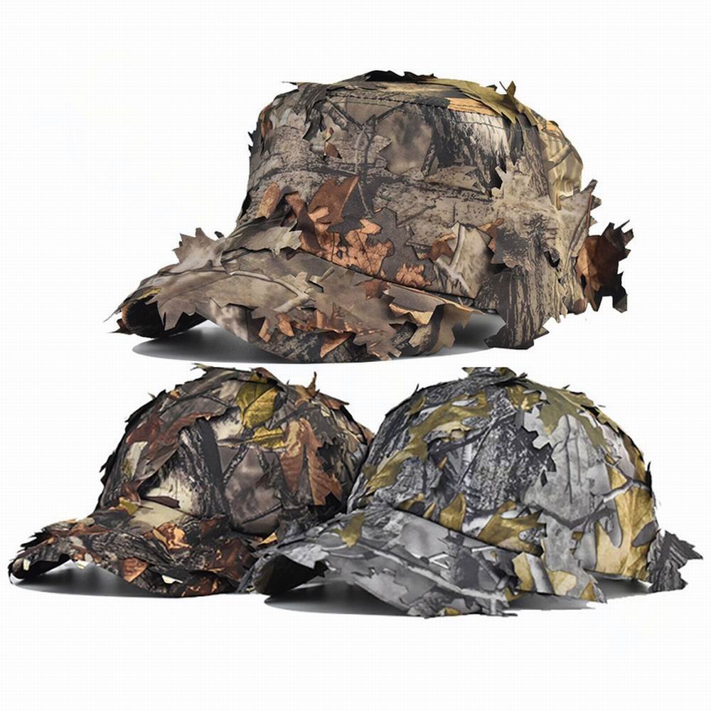 위장 야외 전술 군사 모자 3D 생체 공학 잎 육군 카 - Hunting Outdoor Hats 리뷰 및 가격
