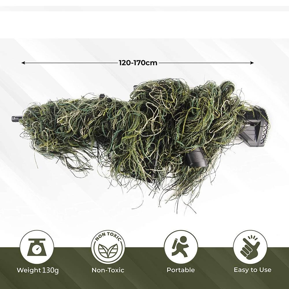 GUGULUZA 3D 라이플 스나이퍼 길리 커버(사냥용 - Ghillie Suit Woodland 리뷰 및 가격