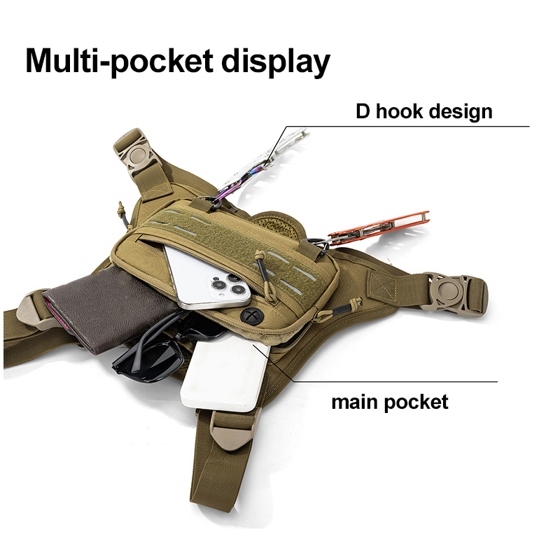 전술용 앞가슴 가방 조끼 캠핑 사냥 숄더백 남성 낚시  - Hunting Outdoor Gear 리뷰 및 가격