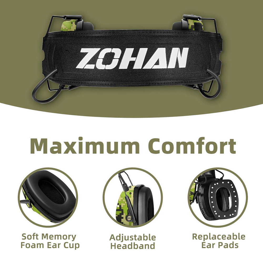 ZOHAN 5.0 블루투스 전자 사격 귀마개, 청력 보 - Shooting Ear Muff 리뷰 및 가격