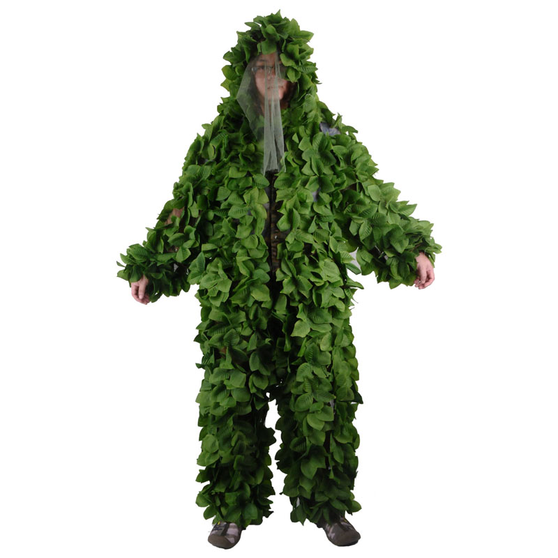 끈끈한 꽃 생체 공학 위장 잎 녹색 잎 세트 사냥 낚시 - Ghillie Suit Woodland 리뷰 및 가격