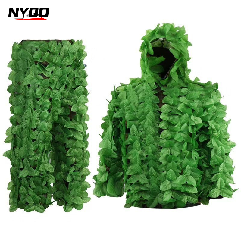 3D 리프 길리 슈트 사냥 위장복 우드랜드 카모 의상  - Ghillie Suit Woodland 리뷰 및 가격