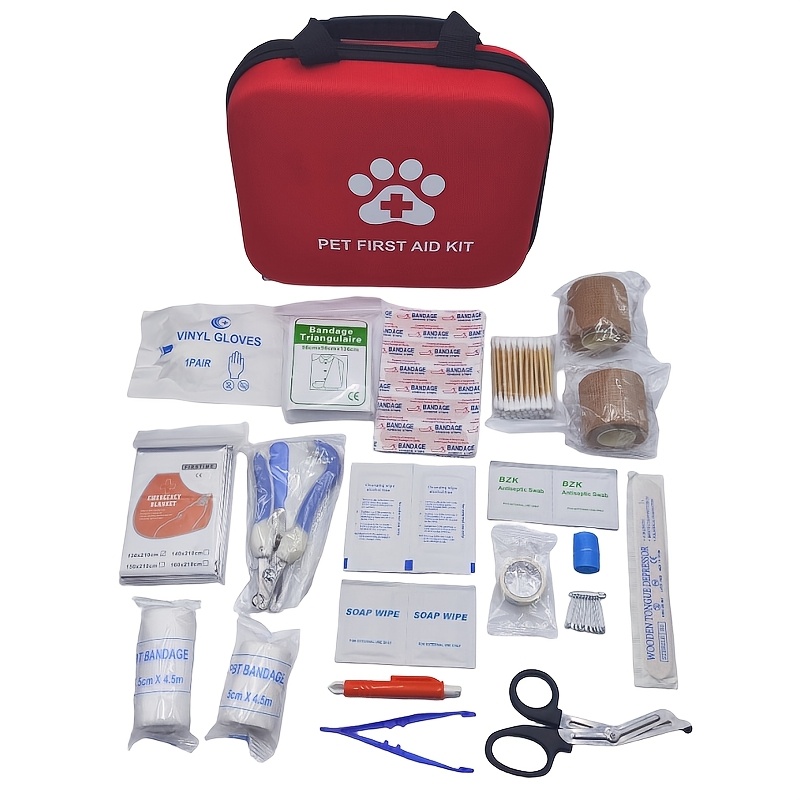 휴대용 애완동물 구급상자, 고양이와 강아지 야외 차량  - Field Dressing Kit 리뷰 및 가격