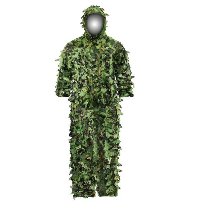 끈끈한 꽃 생체 공학 잎 위장 슈트, 사냥 길리 슈트, - Ghillie Suit Woodland 리뷰 및 가격
