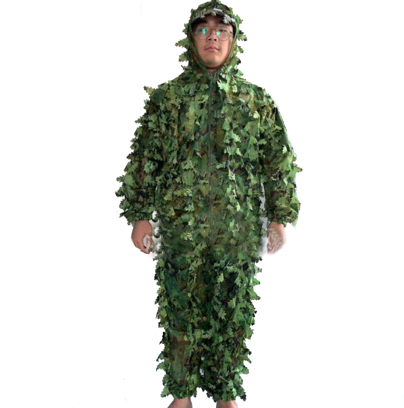 끈끈한 꽃 생체 공학 잎 위장 슈트, 사냥 길리 슈트, - Ghillie Suit Woodland 리뷰 및 가격