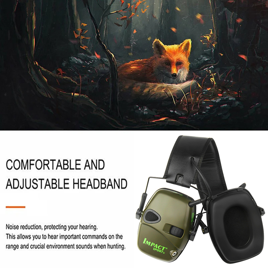 전술 전자 사격 정품 귀마개, 야외 스포츠 소음 방지  - Shooting Ear Muff 리뷰 및 가격